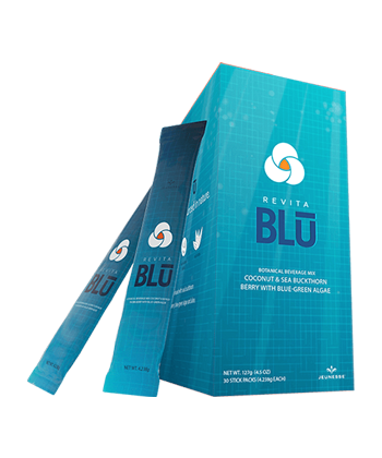 RevitaBLU Best of You. A plant based supplement.